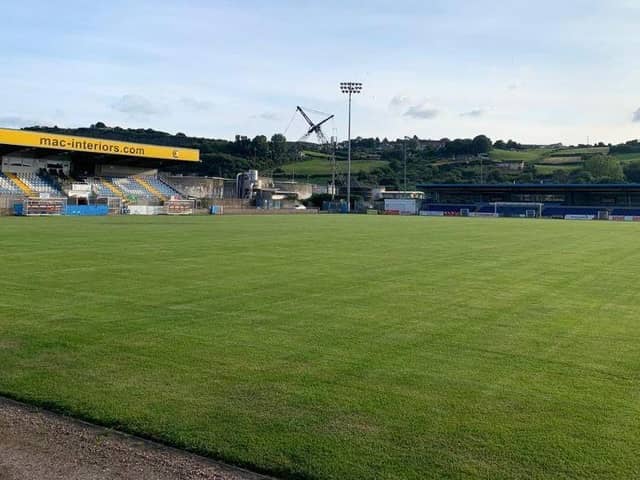 Newry City AFC's stadium, The Showgrounds.