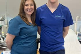 Dr. Christine Glendinning and Dr Finbar McGrady.