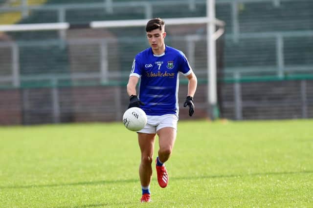 Jamie playing GAA for Warrenpoint.