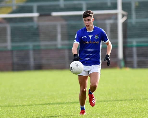 Jamie playing GAA for Warrenpoint.