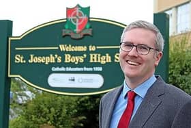 Mr Declan Murray, who is leaving St Joseph's Boys' High School after 10 years as principal. Pic: school website.