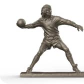 How the statue of Pat Jennings will look