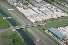 An artist's impression of the Southern Relief Road.