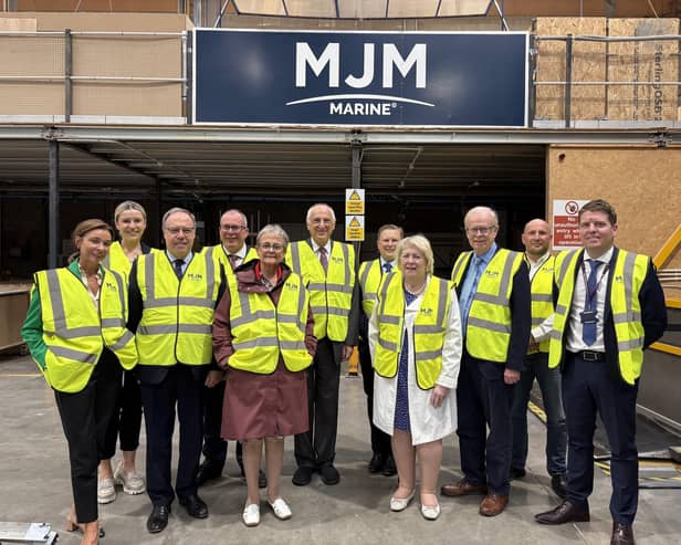 Members of the House of Lords NI Committee visit MJM Marine.