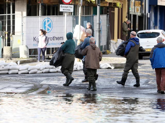 Businesses in Newry have been warned about scams in the wake of last week's floods.