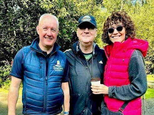 Colm and some of his tour participants.