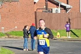 Peter Simpson at Ballynahinch ‘Run to Remember’ 5K.