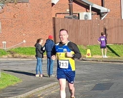 Peter Simpson at Ballynahinch ‘Run to Remember’ 5K.