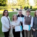 Tina O’Dwyer, CEO of The Tourism Space, Ciara Tiernan, Willowtree Glamping Mournes, Richard Allen, Hillyard House Hotel, Jenny Hanna, Green Holiday Cottages and Jessica Hoyle, Experience Brand Development Manager at Tourism NI.