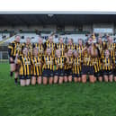 Crossmaglen celebrate with the Ulster Junior B title after they defeated Kill in the final.