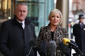New Economy Minister with Michelle O'Neill, the new First Minister.