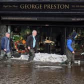 Press Eye - Northern Ireland - 1st November 2023 

Photo by Jonathan Porter / Press Eye 


Flooding in Newry City Co Down.



The clean up operation has started in Newry, the owners of flooded businesses are facing expensive clean-up operations.

Water levels in the most heavily affected areas have receded overnight.

:The clean up operation has started in Newry. The owners of flooded businesses are facing expensive clean-up operations. Water levels in the most heavily affected areas receded overnight.