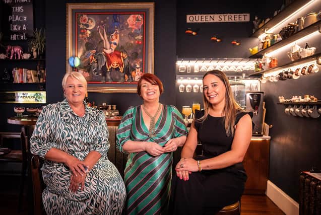 Harrison Chambers of Distinction owner, Melanie Harrison pictured with British Business Bank Senior Investment Manager Sue Barnard