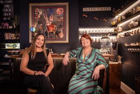 Harrison Chambers of Distinction owner, Melanie Harrison pictured with Whiterock Head of Property Fimance, Clare Stokes.