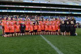 Armagh Ladies make history as they defeat Kerry 2-12 to 2-9 to win the NFL Division 1 title for the first time ever.