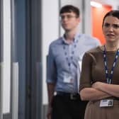 SELIN HIZLI as DR Sophia Hernandez. Photo: © WORLD PRODUCTIONS/ITV.