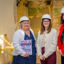 L-R: Eileen Murphy, CEO, WAAD, Economy Minister Archibald, and Niamh O’Maolain, Chair, WAAD Board.