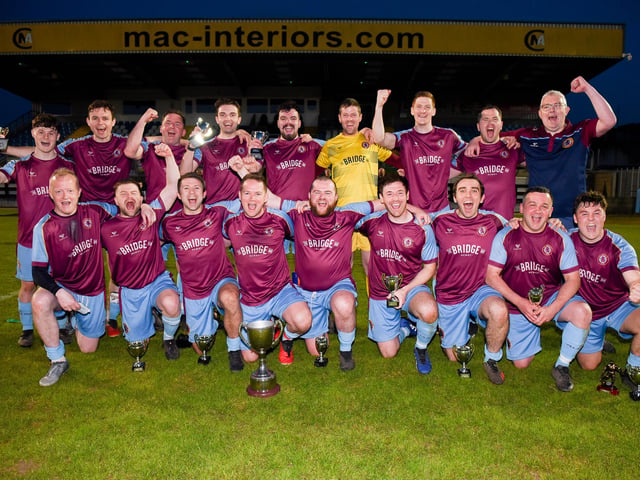 Villa Rovers upset the odds and defeat Cleary Celtic 1-0 in the Carnbane League Bessbrook Cup Final with Mark Lennon netting the game's only goal from a free kick.