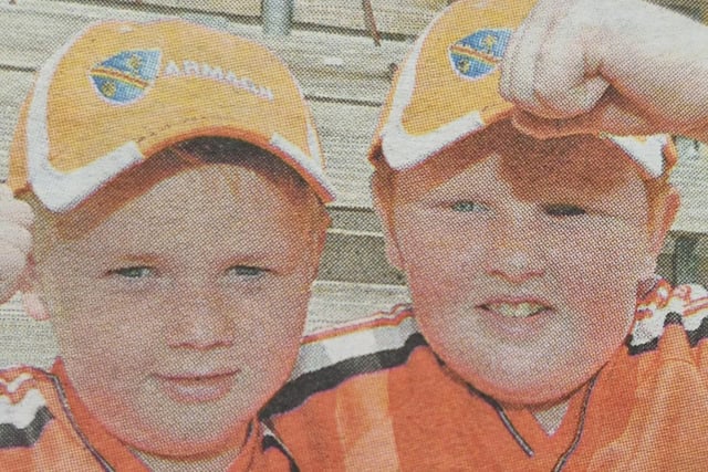 Armagh fans enjoy the county's 1-11 to 0-8 win over Fermanagh in the Ulster Championship final in 2008.