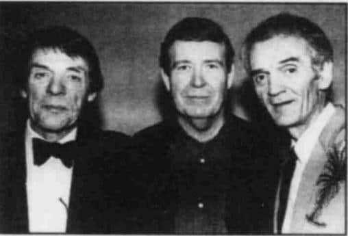 Mickey with Billy Brown and Brian Coll.