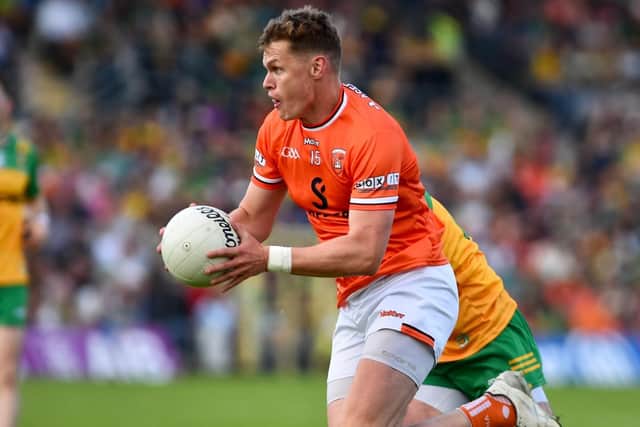 Oisin O'Neill impressed during the Ulster Final, scoring 0-7.