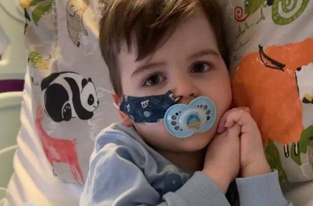 Two-year-old Chester was recently diagnosed with B-cell Acute Lymphoblastic Leukaemia.