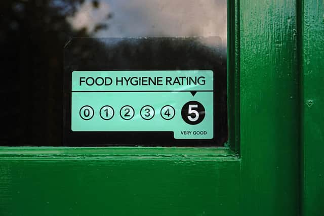 Food hygiene ratings across the region have been revealed