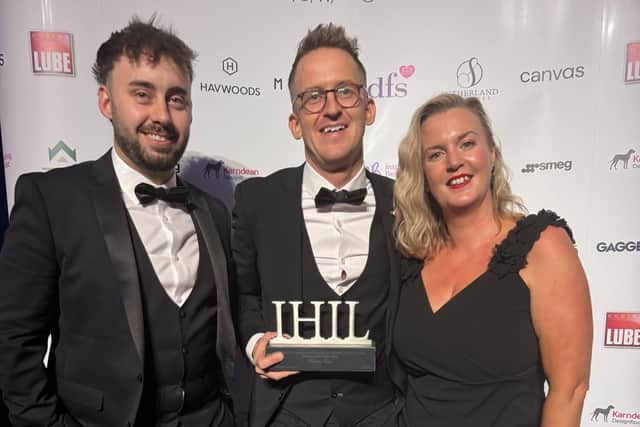 Tommy McKeown (Digital Marketing Specialist), John Woods (E-Commerce Manager) and Diana McFerran (Product Manager).