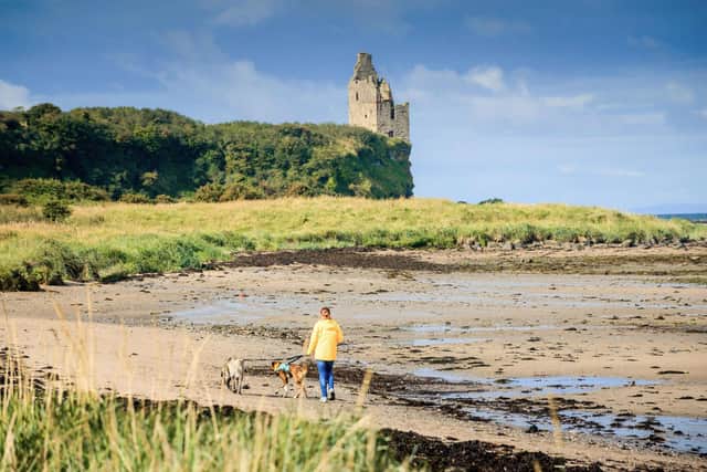 Greenan Beach and Castle