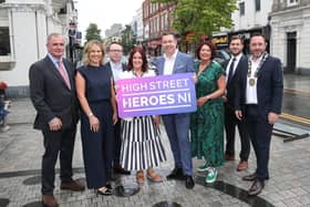 High Street Heroes is launched in Newry with Mayor Pete Bryne, Newry Chamber and Awards sponsors