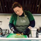 Pictured is Melissa McCabe, former SRC student who has built up a successful small business and was the Northern Ireland winner of the Great British Menu 2024.