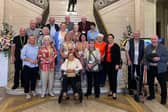 Liz Kimmins MLA with members of the Barcroft Over 60s Club.