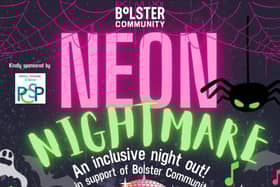 Bolster Community's Neon Nightmare promo poster
