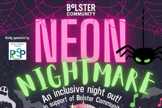 Bolster Community's Neon Nightmare promo poster