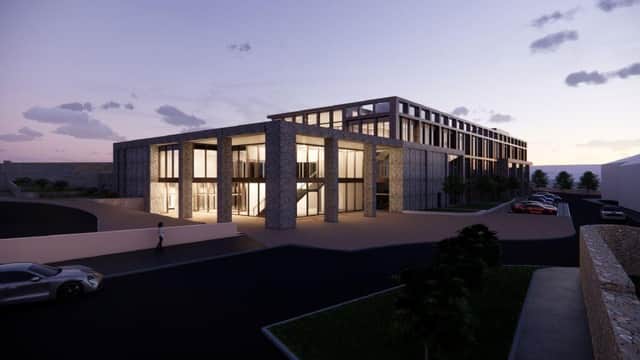 An artist's impression of the proposed Civic Hub.