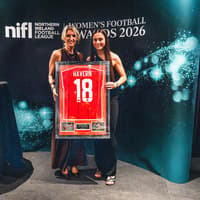 Wonderful week for Bessbrook star Charlotte as she wins Young Player of the Year and makes her international debut