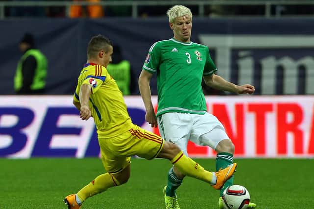 Ryan McGivern pictured in action for Northern Ireland in 2014. Pic: PressEye