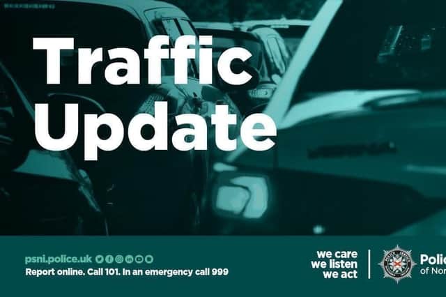 PSNI Traffic Update.