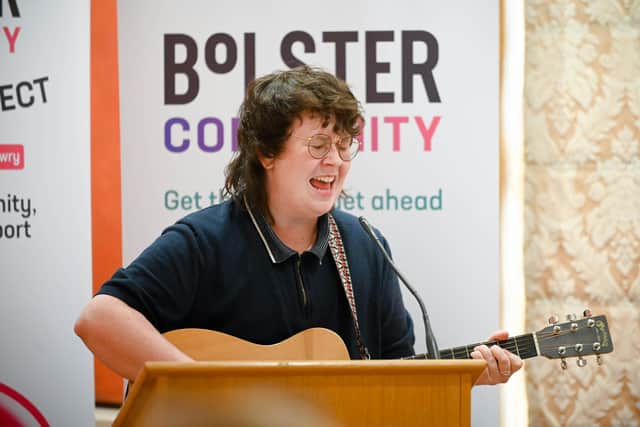 Emer Maguire - musical/comedian, BBC presenter and 'all-round legend' spoke and sang at the Autism Connect launch event.