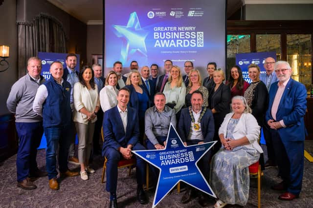 Representatives from the Principal Sponsors and Category Sponsors at the official launch of the 10th edition of the Greater Newry Business Awards which will take place on Friday, September 19 in the Canal Court Hotel, Newry.