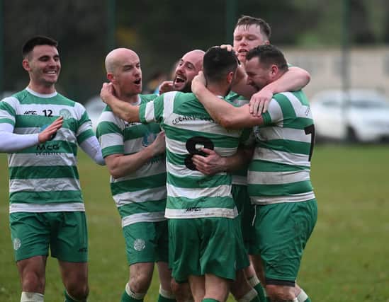 Cleary Celtic moved to top spot in the Carnbane League Premier Division with a 3-0 win over Archview United on Saturday.