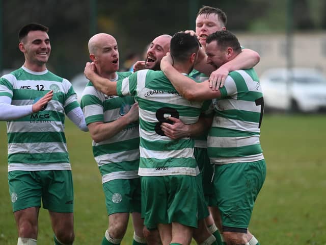 Cleary Celtic moved to top spot in the Carnbane League Premier Division with a 3-0 win over Archview United on Saturday.