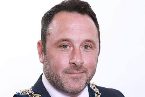 NMDDC chairperson Cllr Pete Byrne.