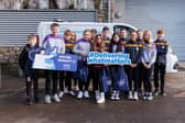 Students from St Mark's High School, Warrenpoint pictured at NI Water's Fofanny WTW Open Day Event
