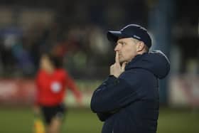 Sports Direct Premiership, The Showgrounds, Newry, Northern Ireland 9/2/2024 Newry City vs Ballymena United Newry manager, Barry Gray. Mandatory Credit ©INPHO/PhilMagowan/PressEye