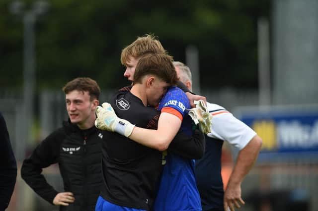 Heartbreak for Armagh Minors at the final whistle.