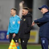 SportsDirect Premiership, InverPark, Larne, Co. Antrim 26/1/2024Larne vs NewryNewry manager Barry GrayMandatory Credit INPHO/Matt Mackey