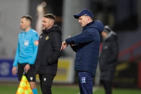 SportsDirect Premiership, InverPark, Larne, Co. Antrim 26/1/2024Larne vs NewryNewry manager Barry GrayMandatory Credit INPHO/Matt Mackey