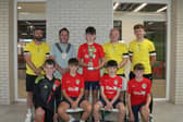 NMDD Council Chairperson Cllr Pete Byrne with the South Down Select 2012 squad.