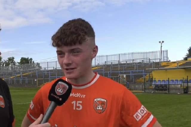 Shea Loughran spoke to Armagh TV after the win.